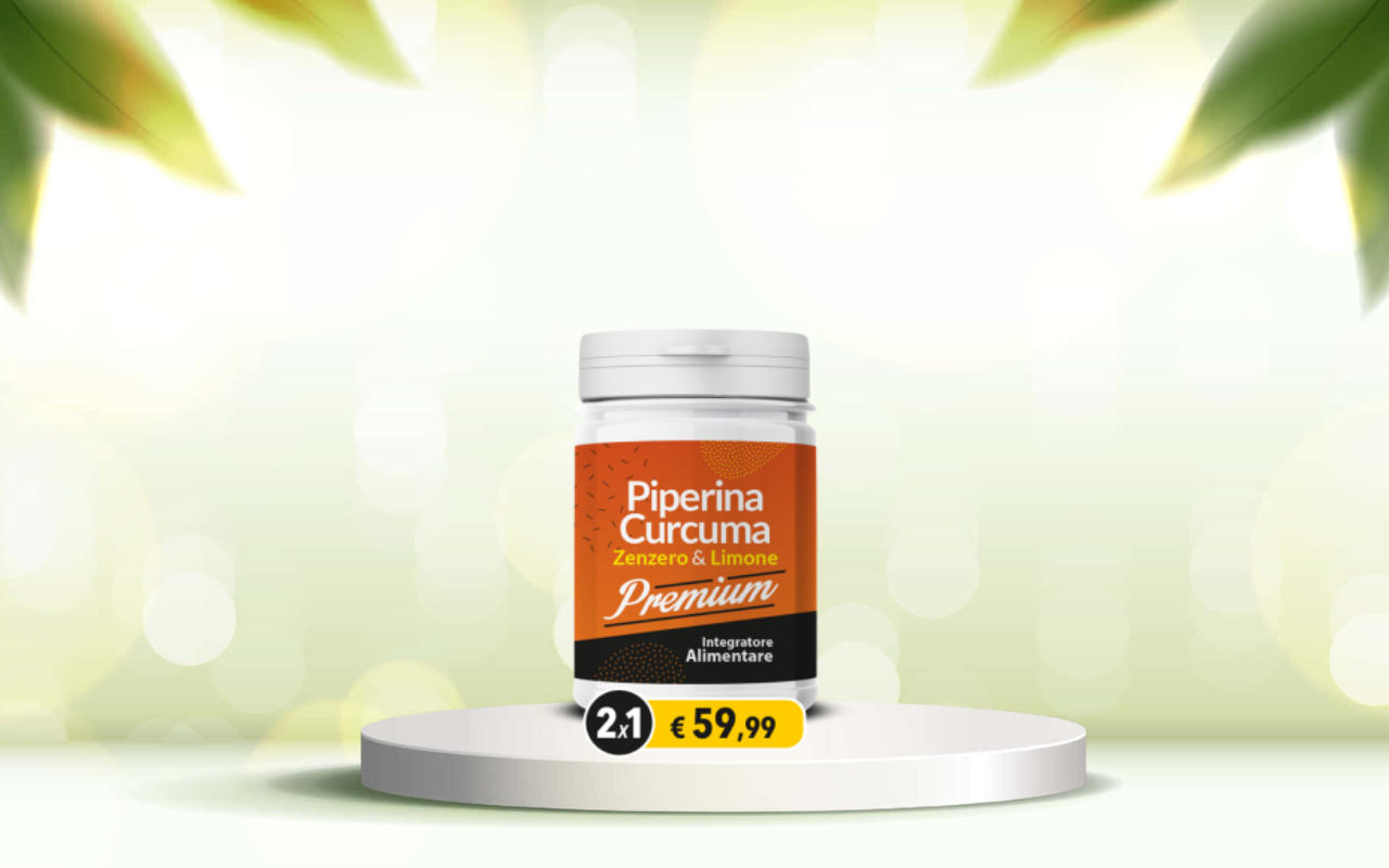 Scopri piperina e curcuma premium: detox naturale e benessere intestinale garantiti