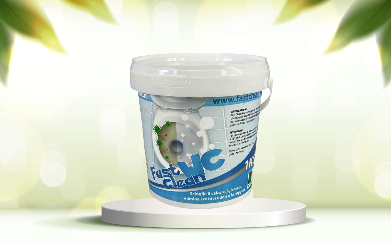Fast Clear WC: elimina calcare e ruggine senza sforzo, igienizza in 30 minuti